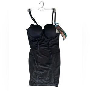 Maidenform Ultra-Firm Control Shapewear Slip w/ Built-In Bra 38D New